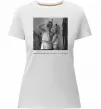 Жіноча преміум футболка Фото з підписом та датою Білий фото