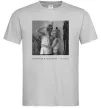 Чоловіча футболка Фото з підписом та датою Сірий фото
