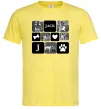 Чоловіча футболка Фото тварин з символами Лимонний фото