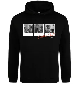 Чоловіча толстовка (худі) Фото в рамці полароїд Чорний фото