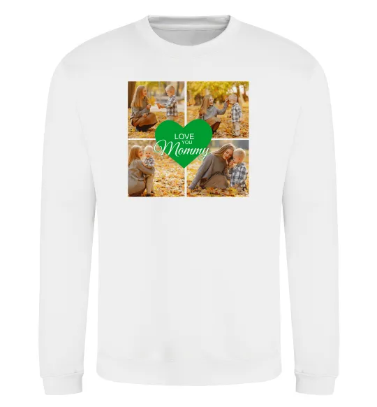 Свитшот Love you 8 фото Белый фото