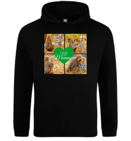 Чоловіча толстовка (худі) Love you 8 фото Чорний фото