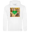 Жіноча толстовка (худі) Love you 8 фото Білий фото
