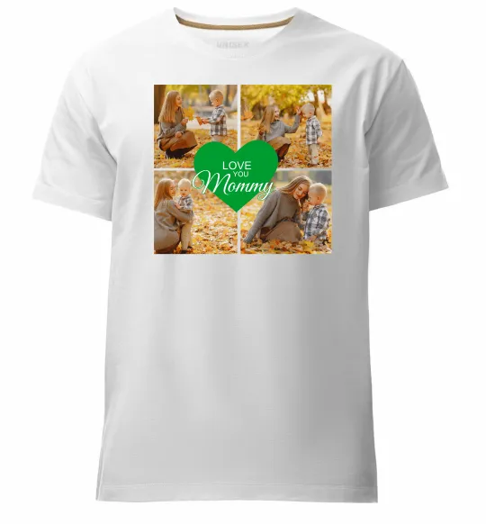 Мужская премиум футболка Love you 8 фото Белый фото