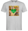 Чоловіча футболка Love you 8 фото Сірий фото