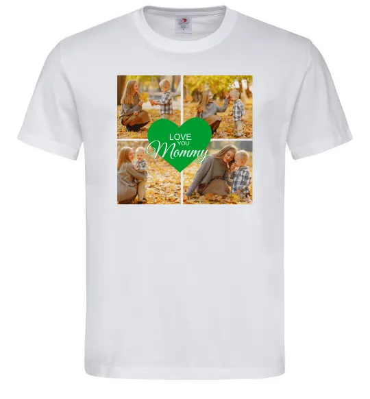 Чоловіча футболка Love you 8 фото Білий фото