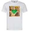 Чоловіча футболка Love you 8 фото Білий фото