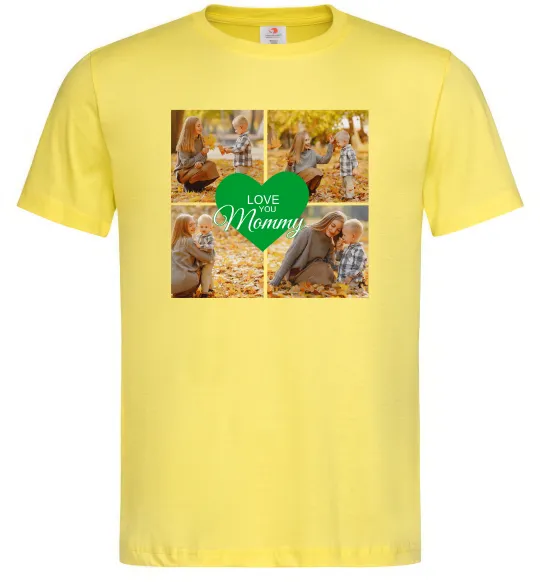 Чоловіча футболка Love you 8 фото Лимонний фото