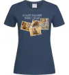 Женская футболка 4 фото з написом Темно-синий фото