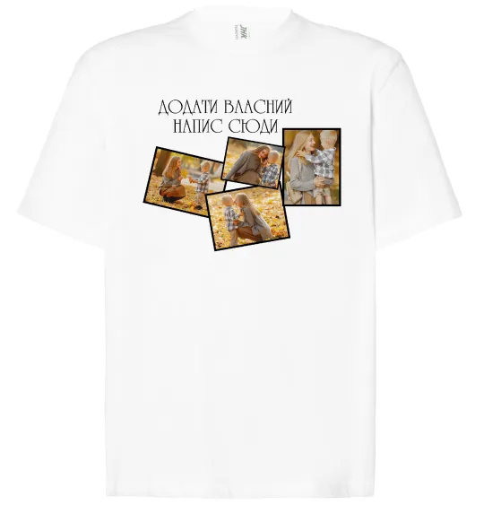 Футболка Оверсайз 4 фото з написом Білий фото