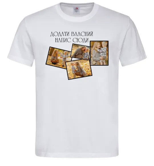 Чоловіча футболка 4 фото з написом Білий фото