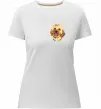 Жіноча преміум футболка Вишивка тварин по фото Білий фото
