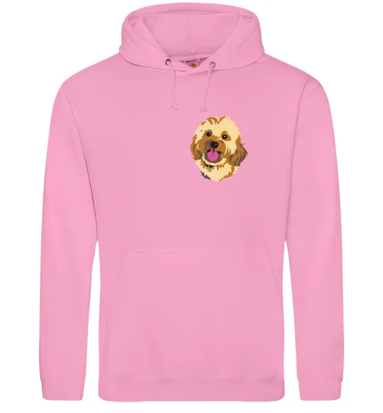 Чоловіча толстовка (худі) Вишивка тварин по фото Рожевий фото