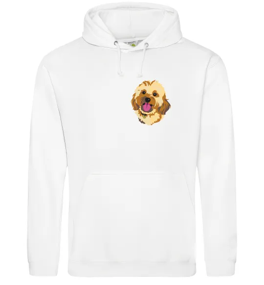 Жіноча толстовка (худі) Вишивка тварин по фото Білий фото