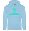 Чоловіча толстовка (худі) На випадок екстрених відключень Блакитний фото