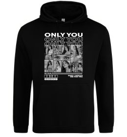 Женская толстовка (худи) Only you колаж