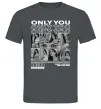 Чоловіча футболка Only you колаж Графіт фото