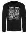 Світшот Only you колаж Чорний фото