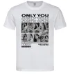 Чоловіча футболка Only you колаж Білий фото