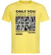 Чоловіча футболка Only you колаж Лимонний фото