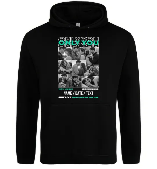 Жіноча толстовка (худі) Only you Чорний фото