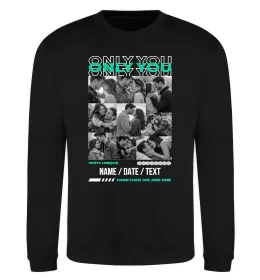 Свитшот Only you Черный фото