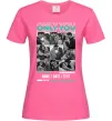 Жіноча футболка Only you Яскраво-рожевий фото