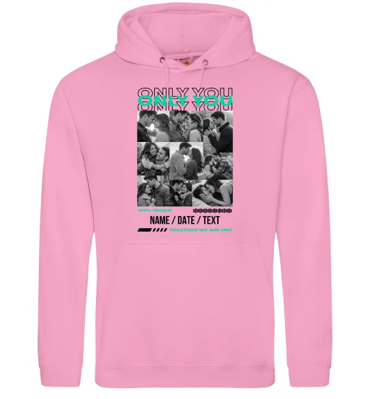 Жіноча толстовка (худі) Only you Рожевий фото