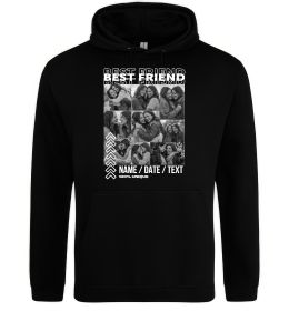 Чоловіча толстовка (худі) Best friend колаж персоналізований