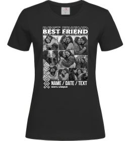 Жіноча футболка Best friend колаж персоналізований Жіноча футболка Best friend колаж персоналізований