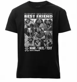 Чоловіча преміум футболка Only you Чорний фото