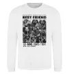 Свитшот Best friend колаж персоналізований Белый фото
