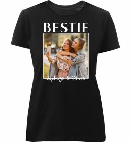Женская премиум футболка Bestie іменні