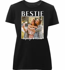 Жіноча преміум футболка Only you Чорний фото