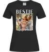 Жіноча футболка Bestie іменні Чорний фото