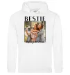 Чоловіча толстовка (худі) Bestie іменні Білий фото