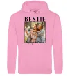 Жіноча толстовка (худі) Bestie іменні Рожевий фото
