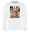 Свитшот Bestie іменні Белый фото