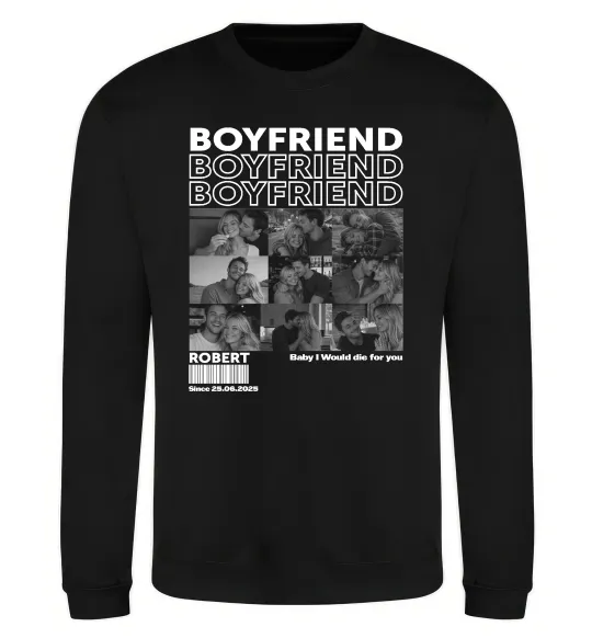 Свитшот Boyfriend Черный фото