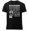 Чоловіча преміум футболка Boyfriend Чорний фото