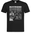 Чоловіча футболка Boyfriend Чорний фото