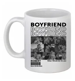 Чашка керамічна Only you колаж Білий фото