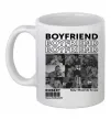Чашка керамічна Boyfriend Білий фото