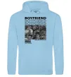 Чоловіча толстовка (худі) Boyfriend Блакитний фото