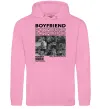 Жіноча толстовка (худі) Boyfriend Рожевий фото