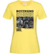 Жіноча футболка Boyfriend Лимонний фото