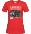 Жіноча футболка Girlfriend Червоний фото