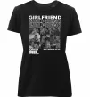 Жіноча преміум футболка Girlfriend Чорний фото