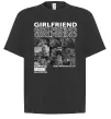 Футболка Оверсайз Girlfriend Чорний фото