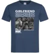 Чоловіча футболка Girlfriend Темно-синій фото